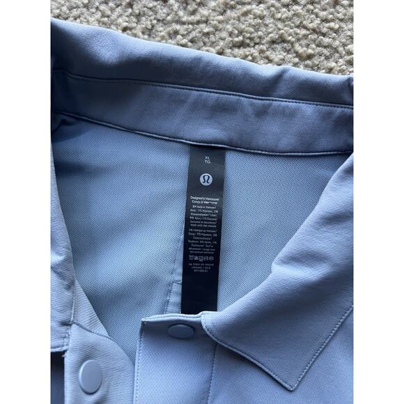 Lululemon Cargo Pocket Shirt Jacket Blue Men’s Size XLarge - Picture 3 of 7